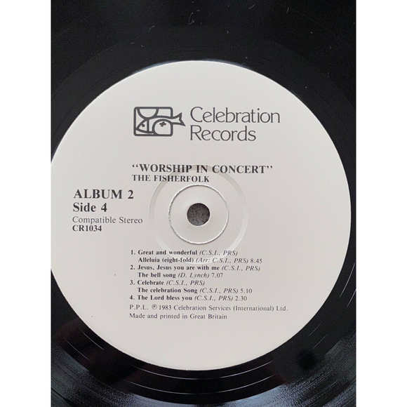 The Fisherfolk Worship In Concert 2 LP 1983 Celebration Records CR 1034 EX - Picture 11 of 11
